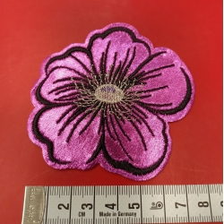 Aplikacja kwiat fiolet